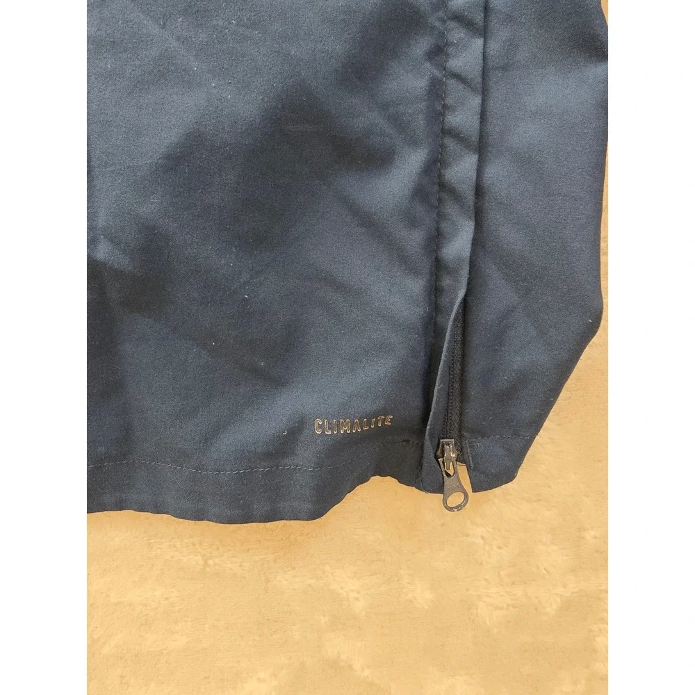 Georgia Tech Jacket Mens M Blue Adidas Pullover Half 1/2 Zip‎ Windbreaker *Read